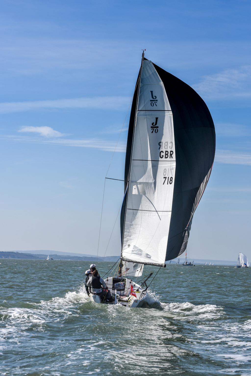 J/70 Blackjax - Helly Hansen Warsash Spring Series 2017 © Andrew Adams